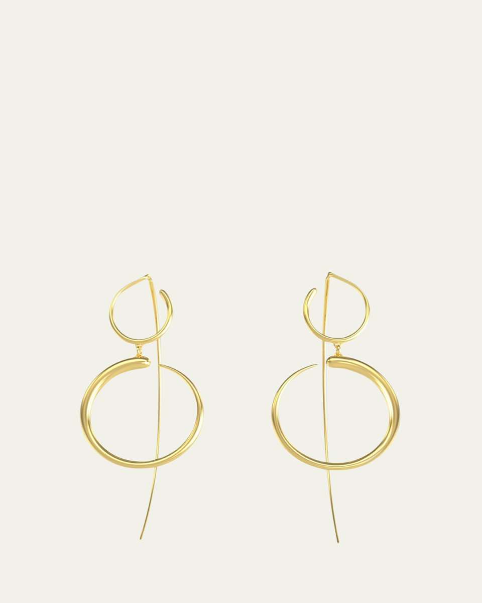 Nandi Drop 2-Teired Earrings